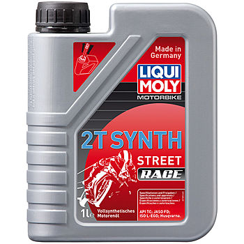 Синтетическое моторное масло для 2-тактных мотоциклов Motorbike 2T Synth Street Race - 1 л