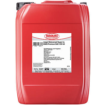 НС-синтетическое моторное масло Megol Motorenoel Super LL DIMO Premium 10W-40 - 20 л