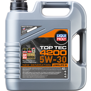 НС-синтетическое моторное масло Top Tec 4200 5W-30 New Generation - 4 л